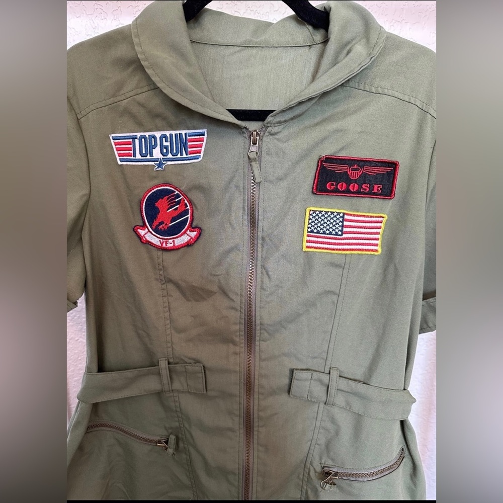 Sexy pilot Halloween costume size X large